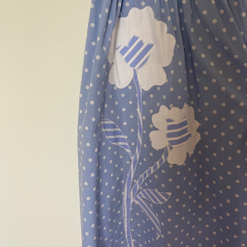 PRISTINE Vintage Embroidered Wrap Dress